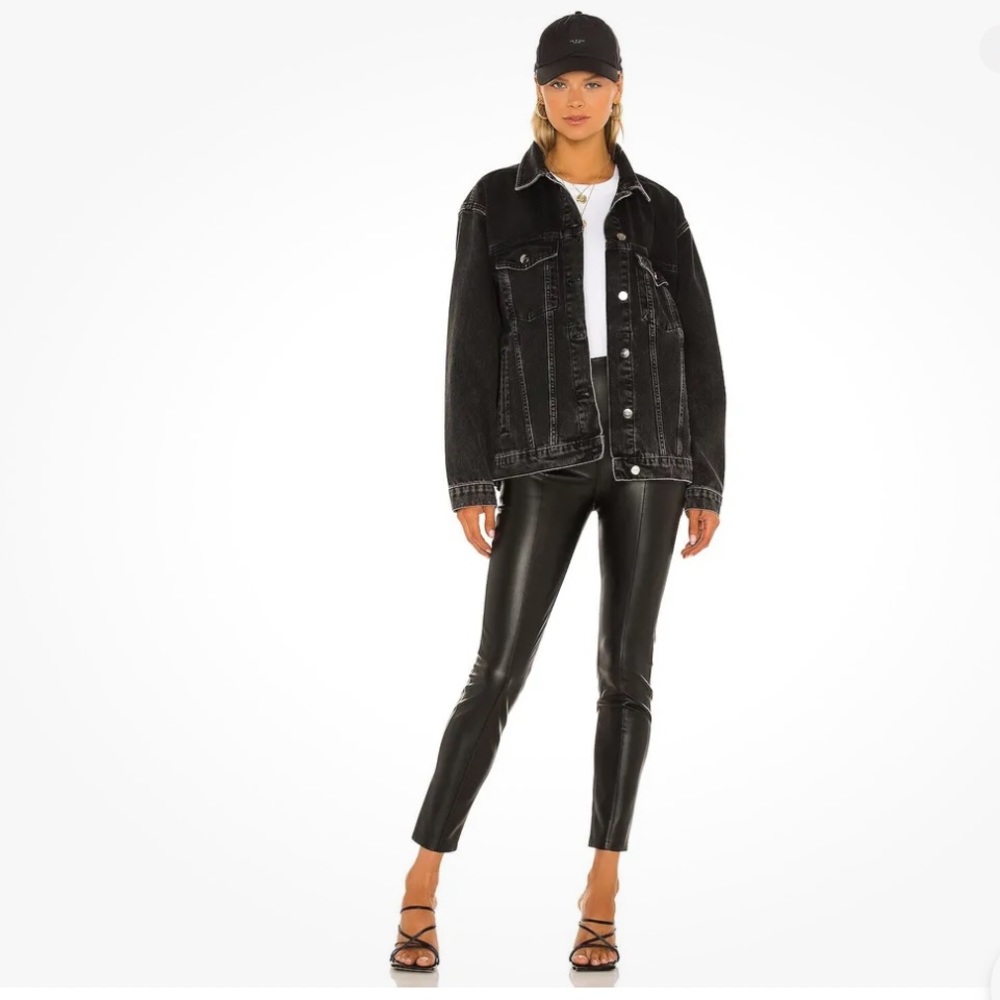 Free People Spitfire vegan leather pants